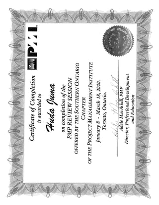Certification-PMP