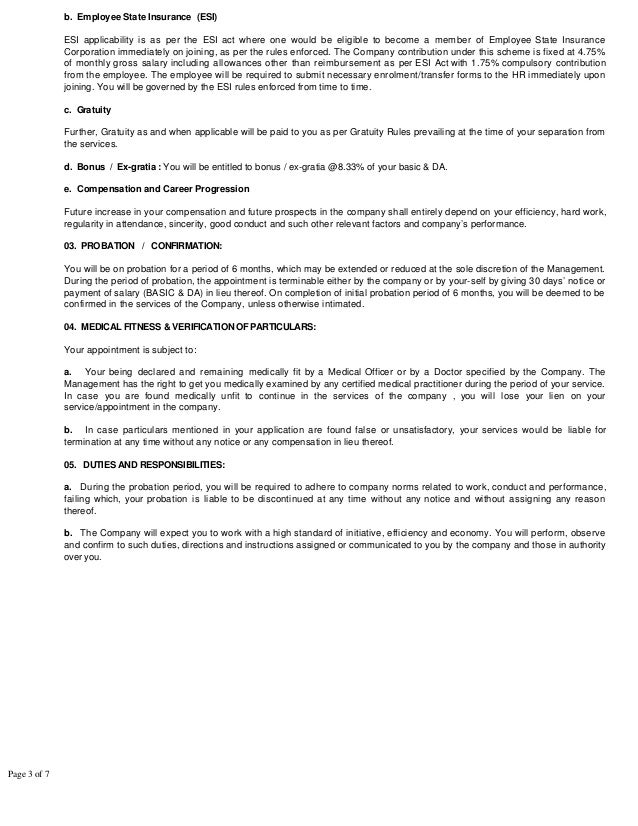 esi cancellation letter format offer letter pdf rispl esi cancellation letter format offer letter pdf rispl