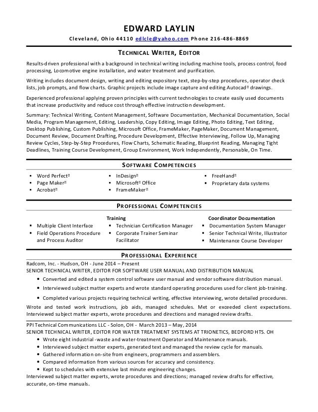 resume technical treatment water writer baumaschinen ersatzteile resume for maintenance