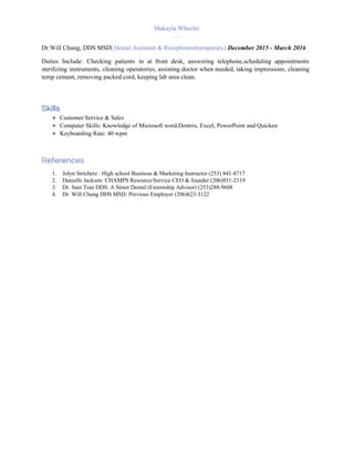 dental assistant | PDF