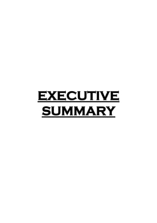 EXECUTIVE
SUMMARY
 