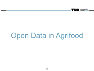 Open Data in Agrifood
20
 
