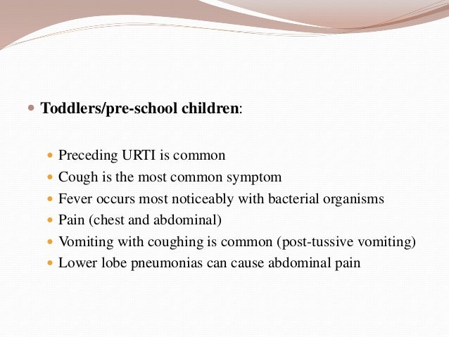 Lower respiratory tract infection (LRTI) in