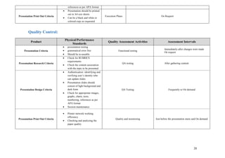 Project Management Plan - Group Presentation | PDF
