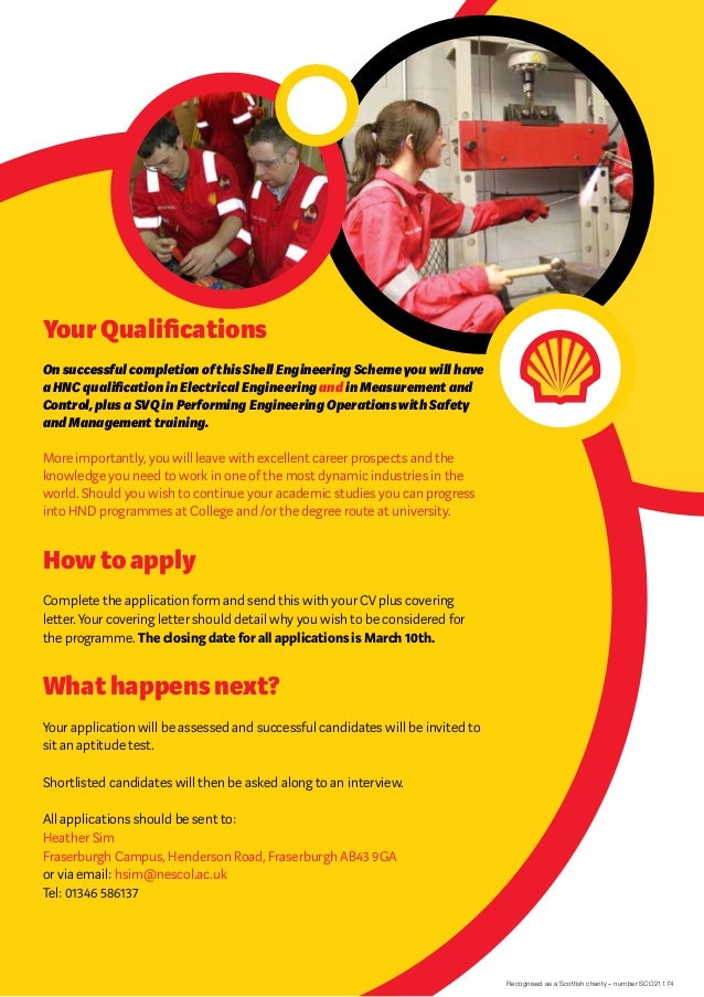 Shell Engineering Scheme Leaflet
