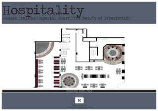 Jamie’s Italian//Imperial Wharf//The Beauty of Imperfection
RENDERED FINAL PLAN
Hospitality
Call: 07984 575 560
Email: rachelfig@hotmail.com
 
