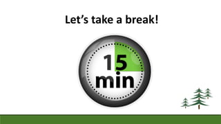Let’s take a break!
 