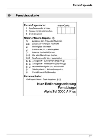 Fehlermeldung
36
*Print Job: , 11.01.00, 11:47
 