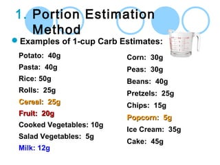 HANA- Dietary Education DM-Final 1 | PPT