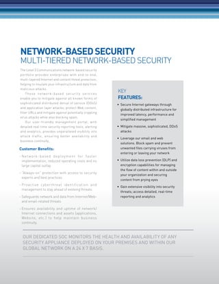 Level 3 Security solutions | PDF