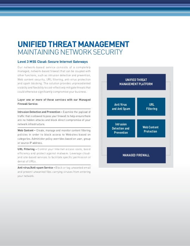 Level 3 Security solutions