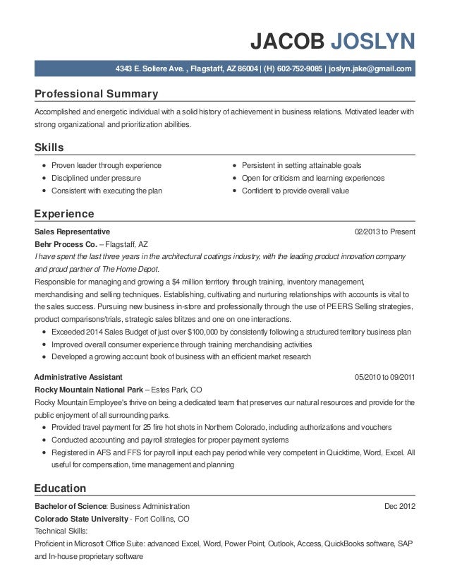 Jake Joslyn Resume - Jake Joslyn Resume 1 638 