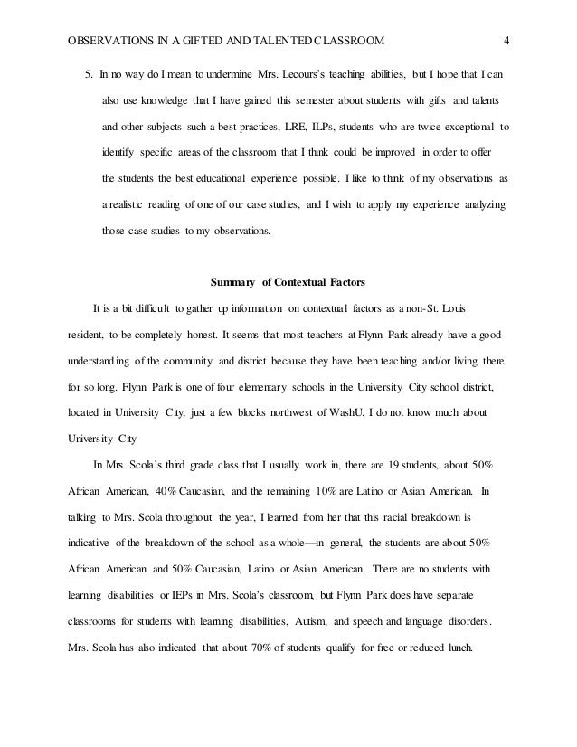 Writing case studies in education gifted
