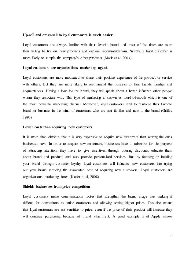 Essay over loyalty