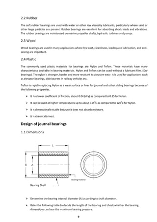 lecture notes on Bearings | PDF