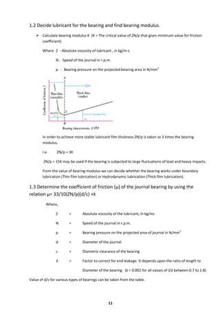 lecture notes on Bearings | PDF