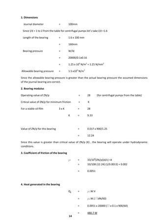 lecture notes on Bearings | PDF