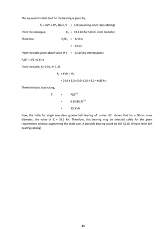 lecture notes on Bearings | PDF