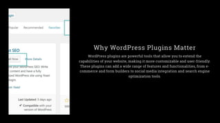 5 Absolutely Essential WordPress Plugins You Can't Live Without | PPTX