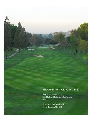 hacienda golf club jobs