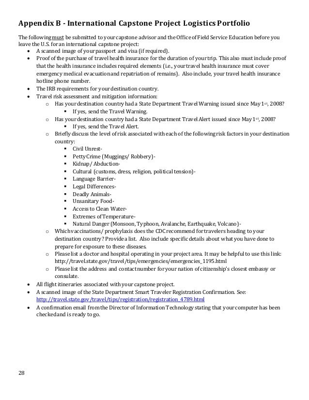 Capstone project examples image