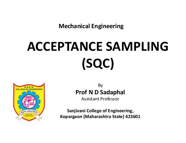acceptance sampling sqc sqc