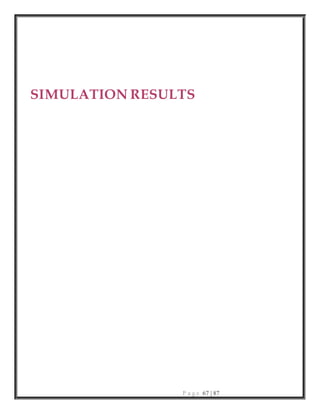 P a g e 67 | 87
SIMULATION RESULTS
 