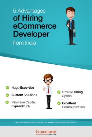 5 Advantages of Hiring eCommerce Developer from India