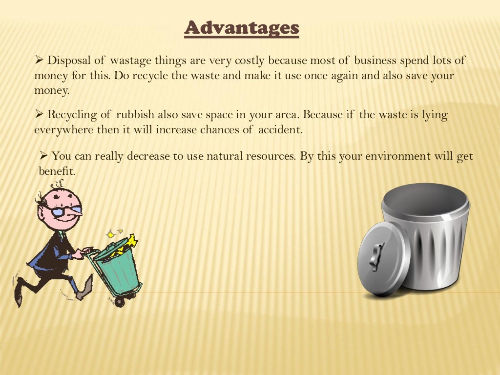 5 Advantages Of Recycling Rubbish