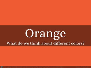 Photo by Sokhar - Creative Commons Attribution-NonCommercial-ShareAlike License https://www.flickr.com/photos/92067417@N00 Created with Haiku Deck
 