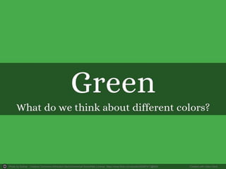 Photo by Sokhar - Creative Commons Attribution-NonCommercial-ShareAlike License https://www.flickr.com/photos/92067417@N00 Created with Haiku Deck
 