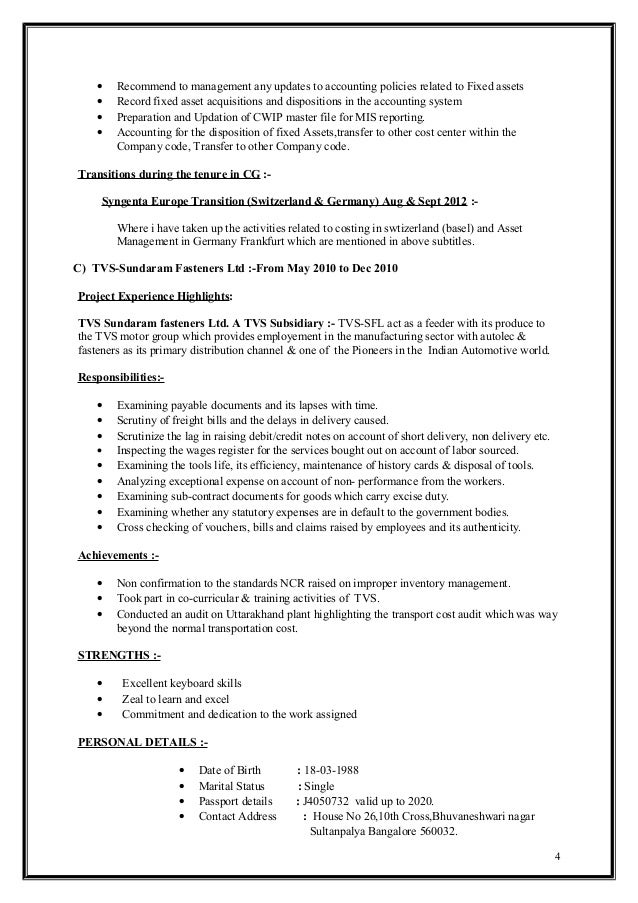 arif mohammed icwa cma resume