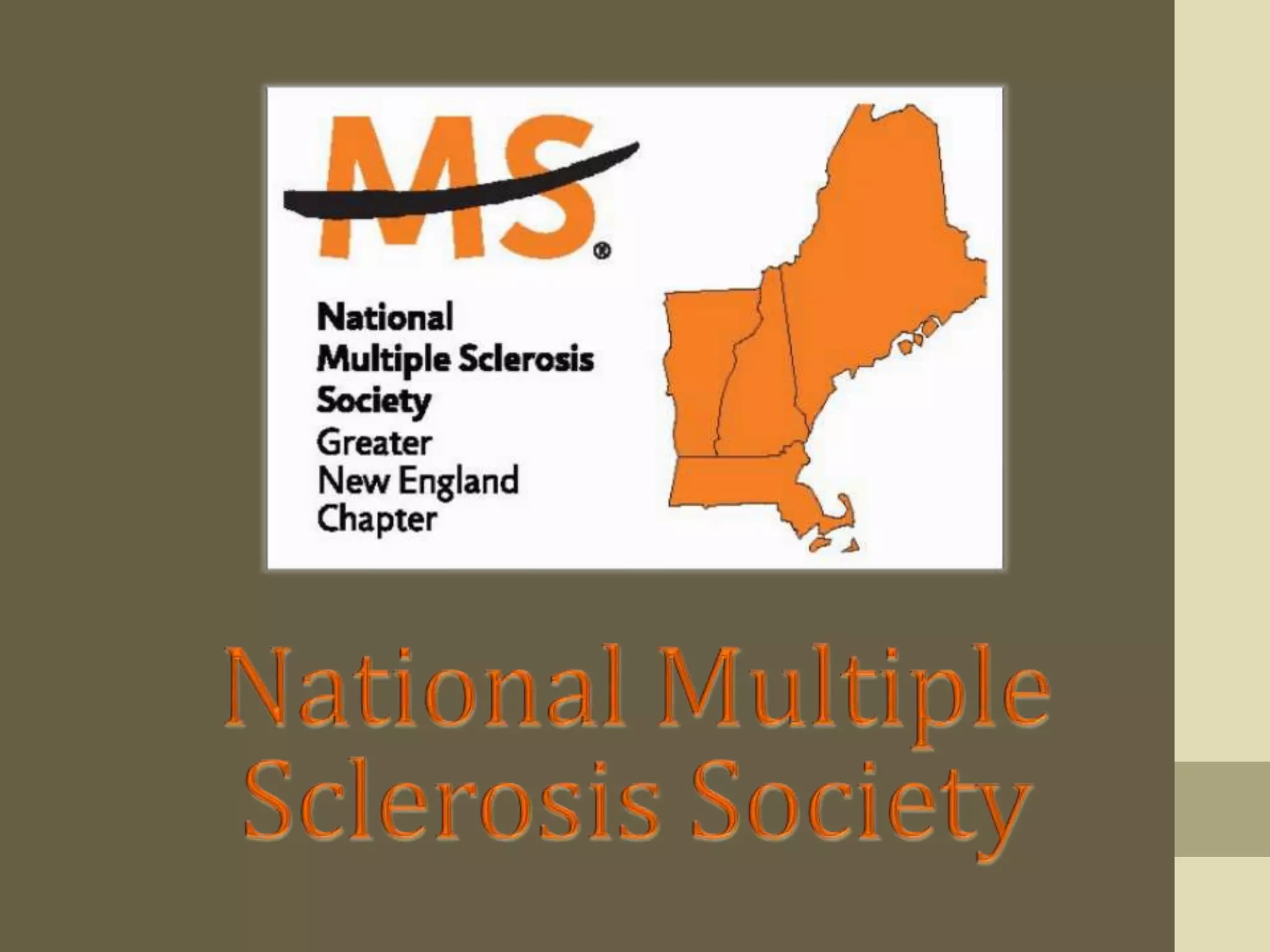 National Multiple Sclerosis Society | PPTX
