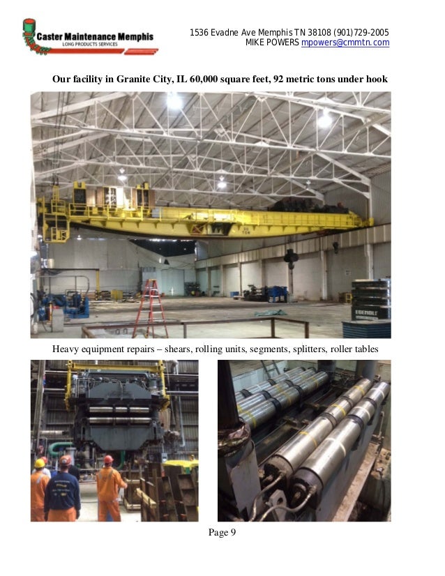 CASTER MAINTENANCE MEMPHIS 2 photo description of products