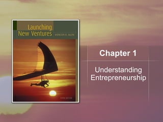 Chapter 1
Understanding
Entrepreneurship
 
