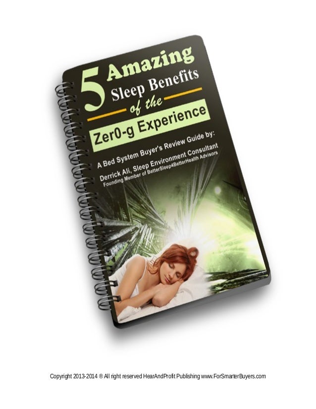 5 Amazing Benefits Of A Zero Gravity Sleep Experience