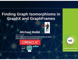 Finding Graph Isomorphisms In GraphX And GraphFrames