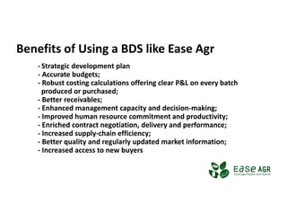 EASE AGRICULTURE CO LTD