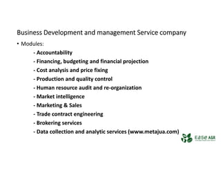 EASE AGRICULTURE CO LTD