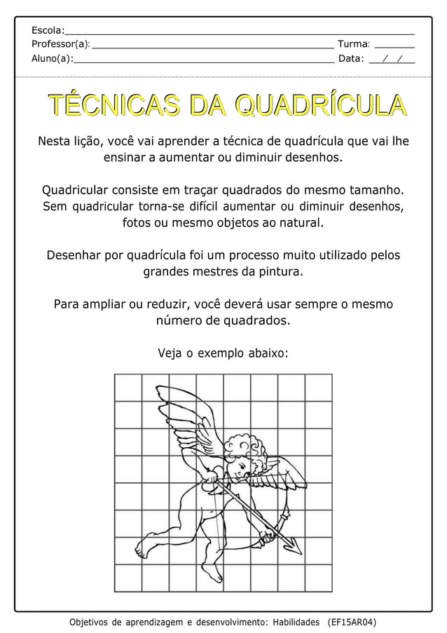 ATIVIDADE DE ARTE PARA O 5º ANO DO Ensino Fundamental | DOCX | Education