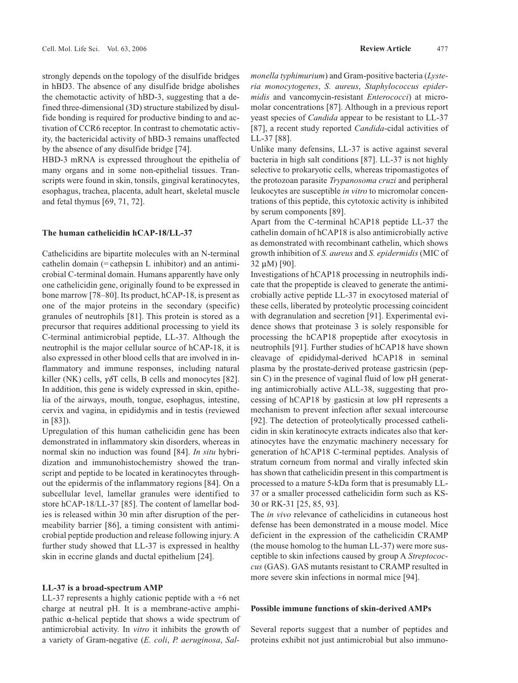 Antimicrobial peptides thesis image