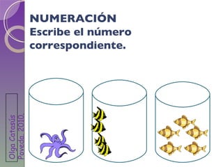 NUMERACIÓN Escribe el número correspondiente. Olga Catasús Poveda. 2010 . 