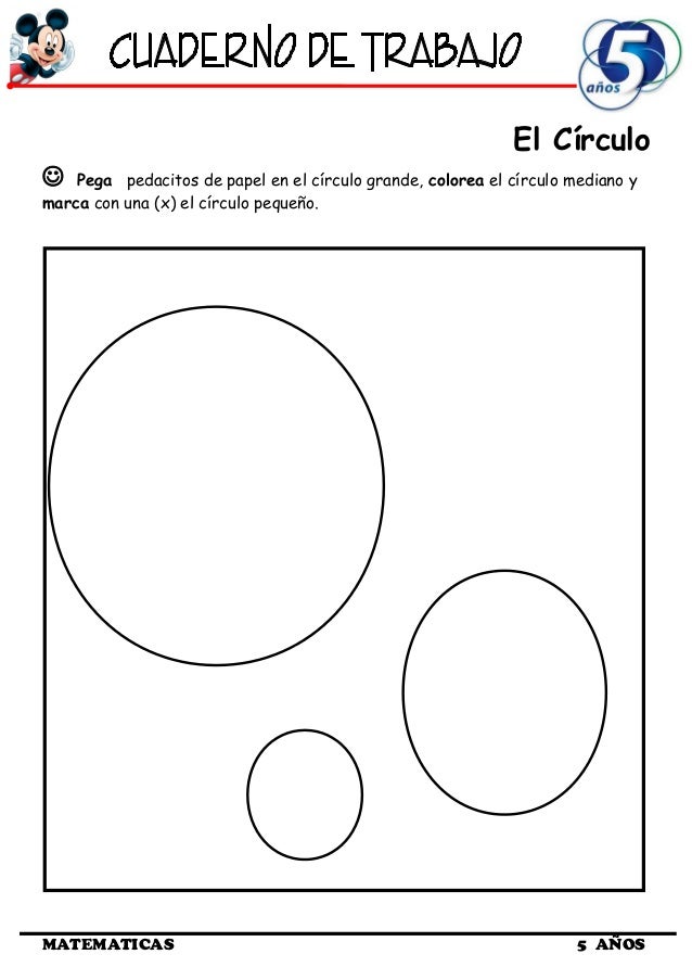 Cuaderno De Trabajo I 5 Anos Matematica