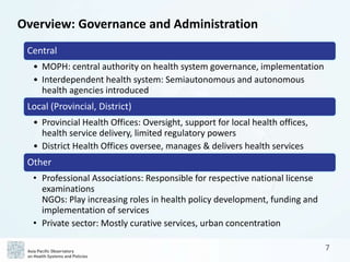APO The Kingdom of Thailand Health System Review (Health in Transition ...