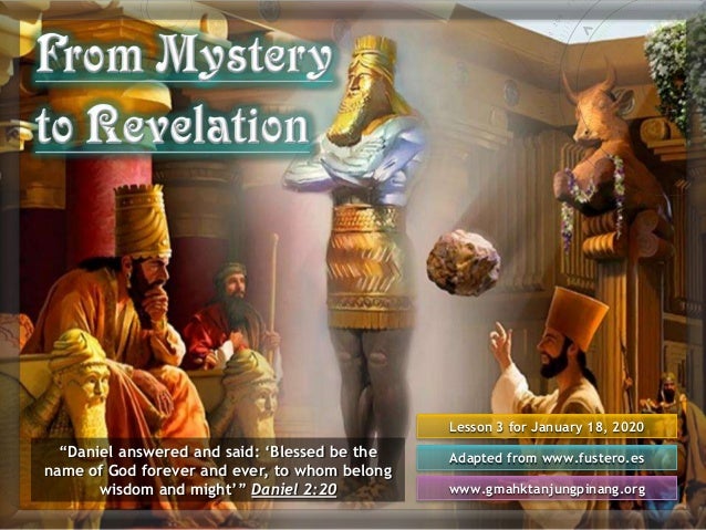 Sabbath School Lesson 3 1st Quarter
