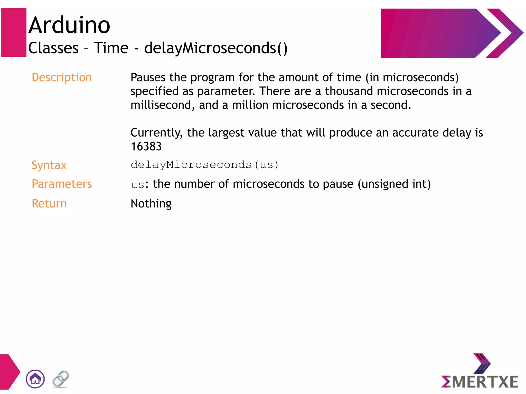 Arduino - Classes and functions | PPT