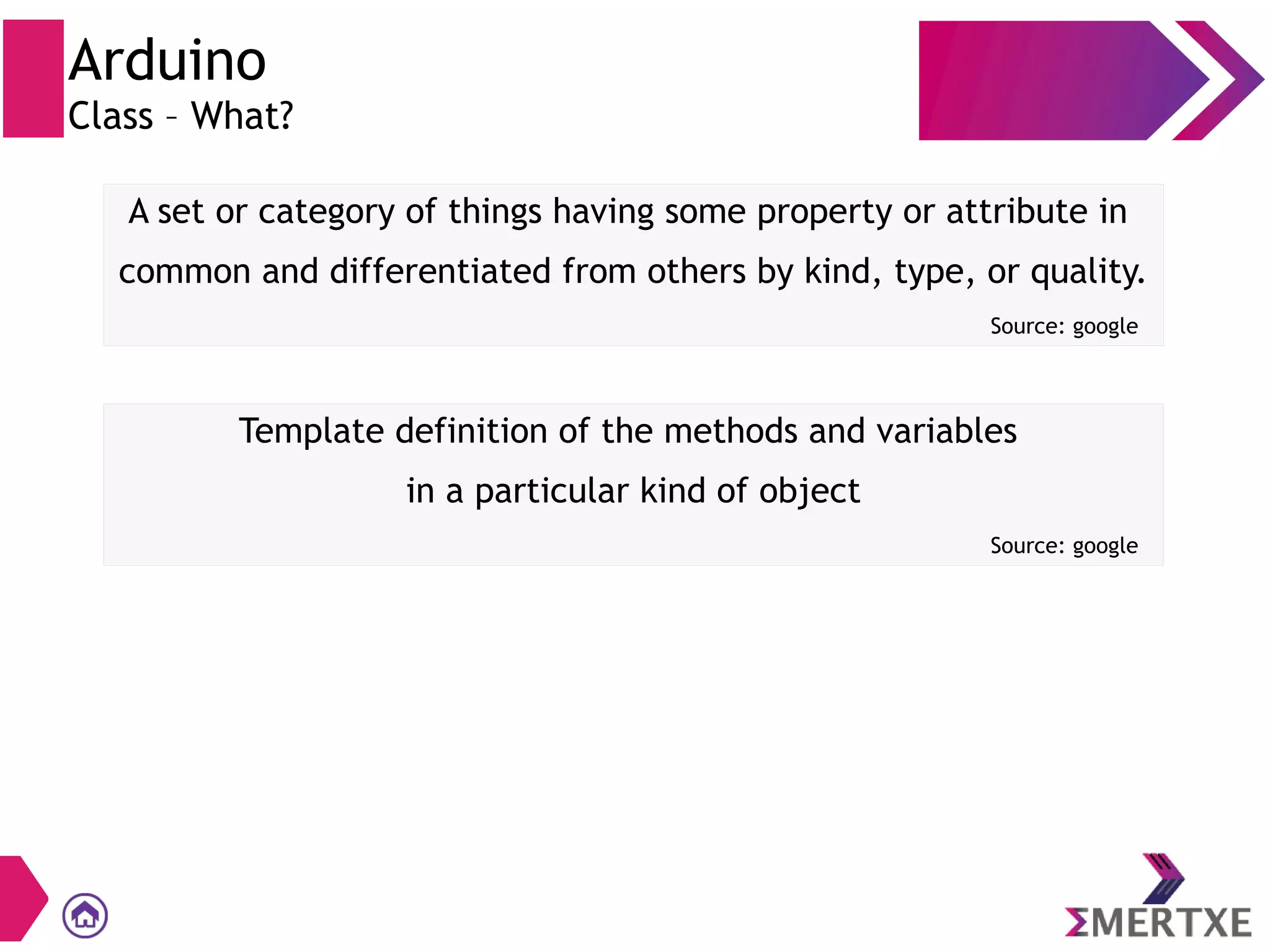 Arduino - Classes and functions | PPT