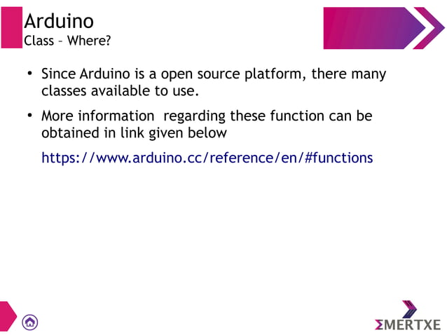 Arduino - Classes and functions | PPT