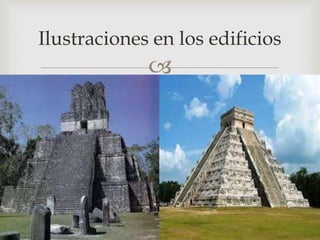 
Ilustraciones en los edificios