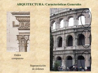 ARQUITECTURA: Características Generales

Orden
compuesto
Superposición
de órdenes

 